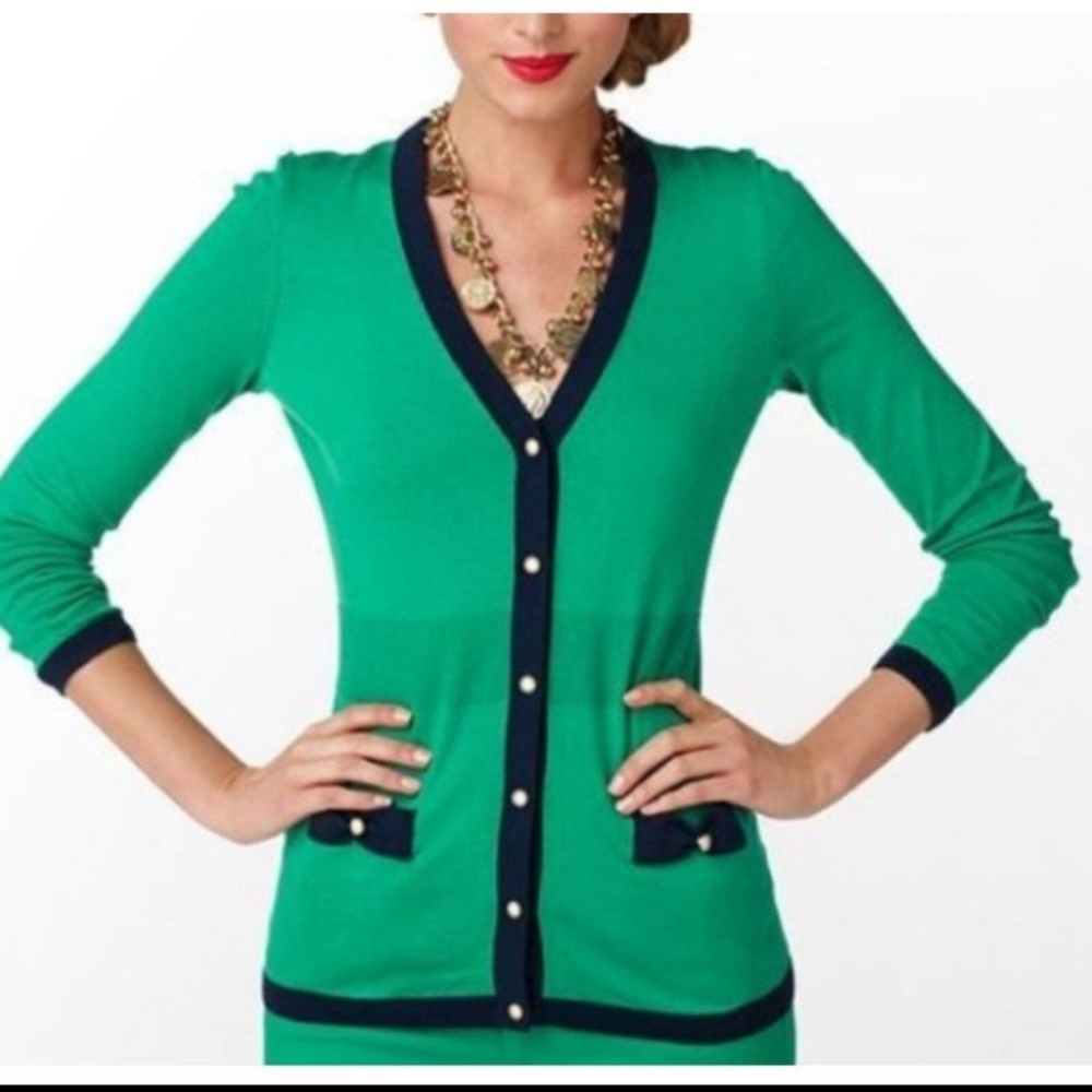 Lilly Pulitzer Color Block Cardigan, Small